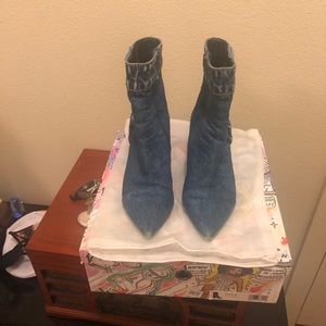 Jeffrey Campbell Denim Ankle Boots